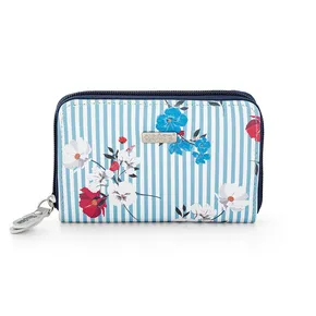 Damenbrieftasche MONY S Navy Flowers